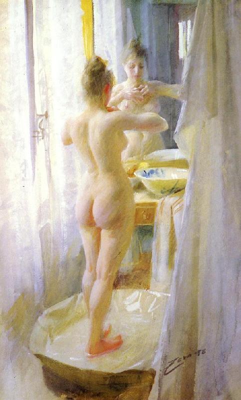 Anders Zorn The Tub Sweden oil painting art